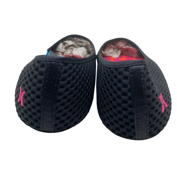 New Hurley Women's Sz 8.5 Jackie Slip Black Mesh Slip On Ballet Flats Loafers - Picture 4 of 10